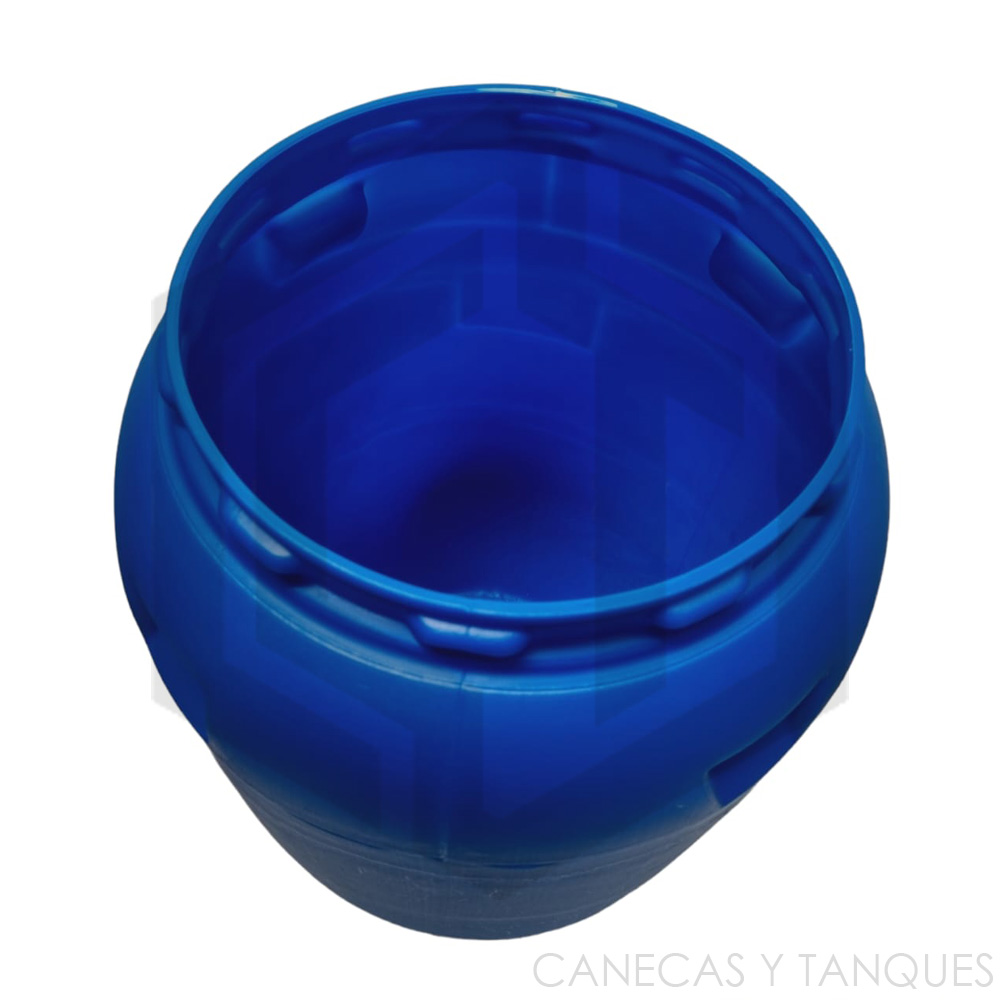 Caneca Plástica 55 Galones/208 Litros Tapa Araña (Reacondicionada) - Imagen 4